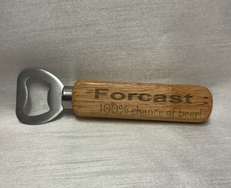 Stained Wooden Bottle opener