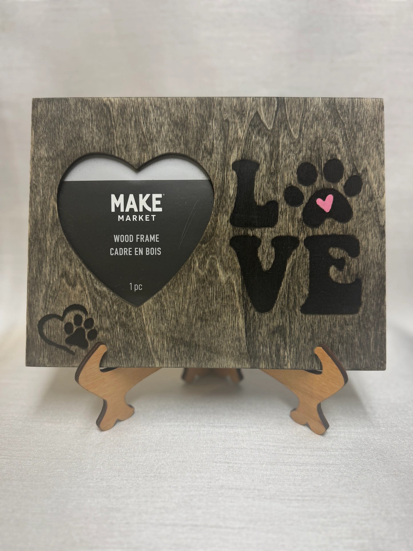 Stained Wooden Picture Frame