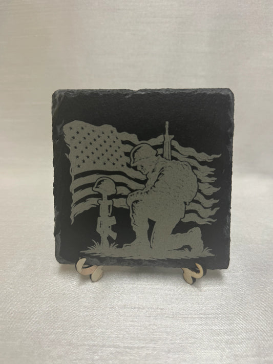 Un-Painted Slate Coaster
