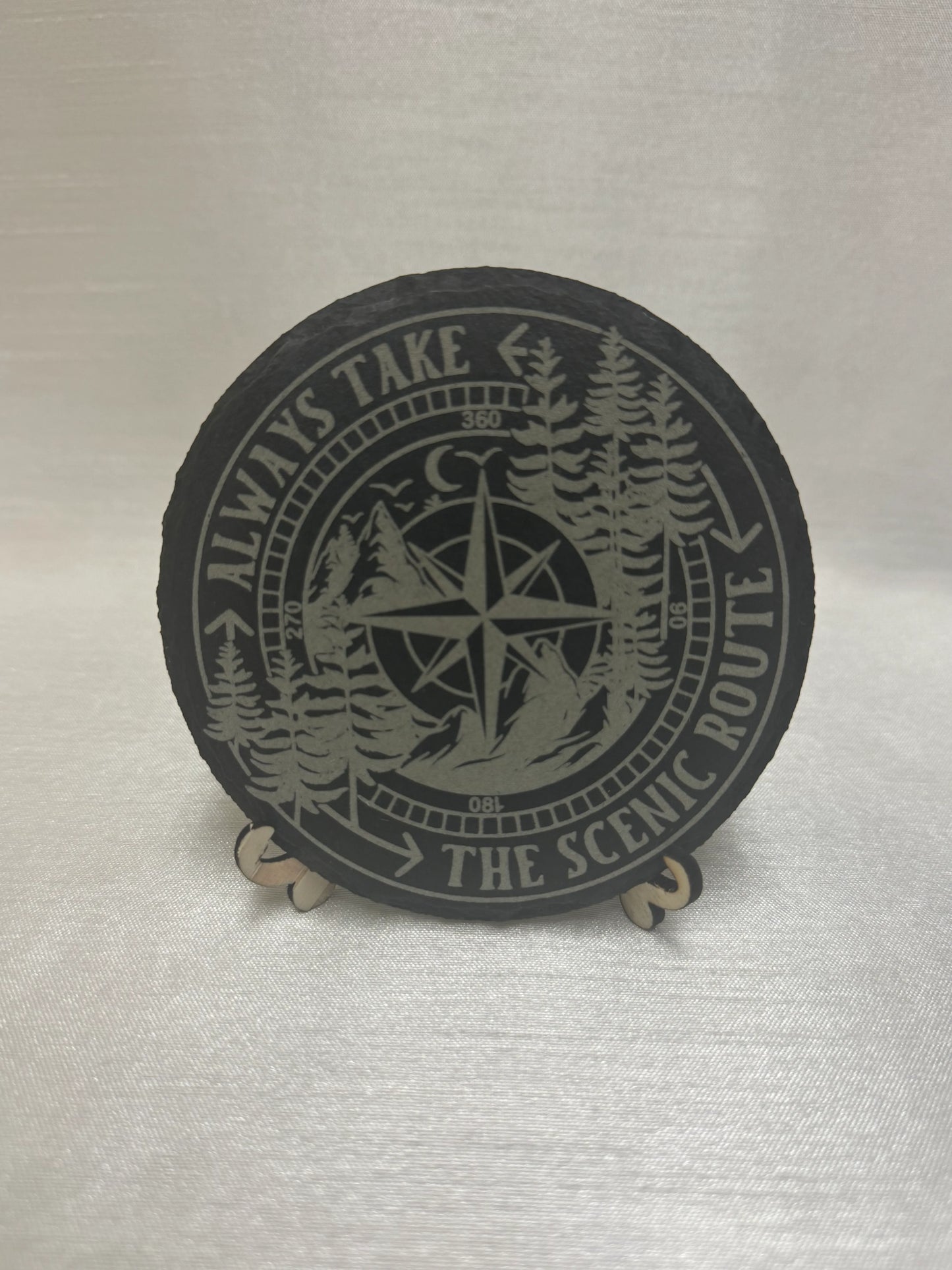 Un-Painted Slate Coaster