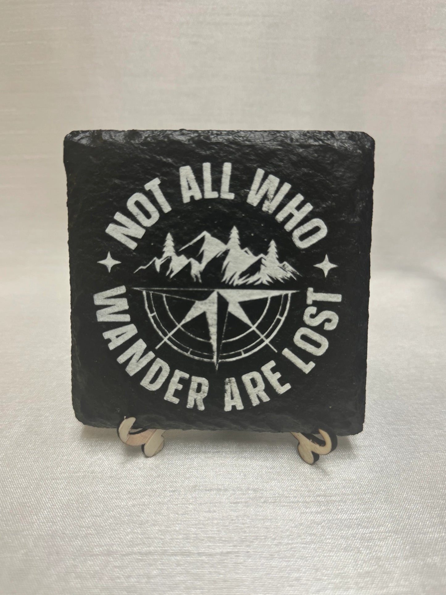 Painted Slate Coaster