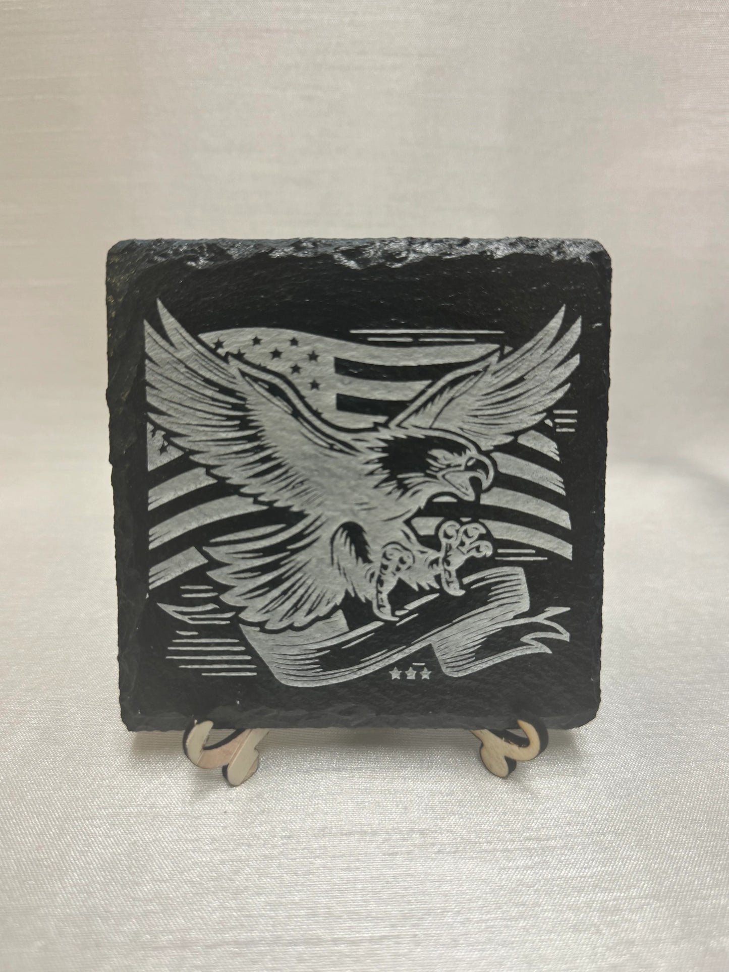 Painted Slate Coaster