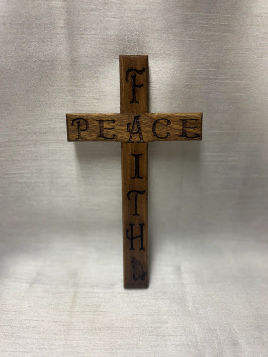 Stained Wooden Cross